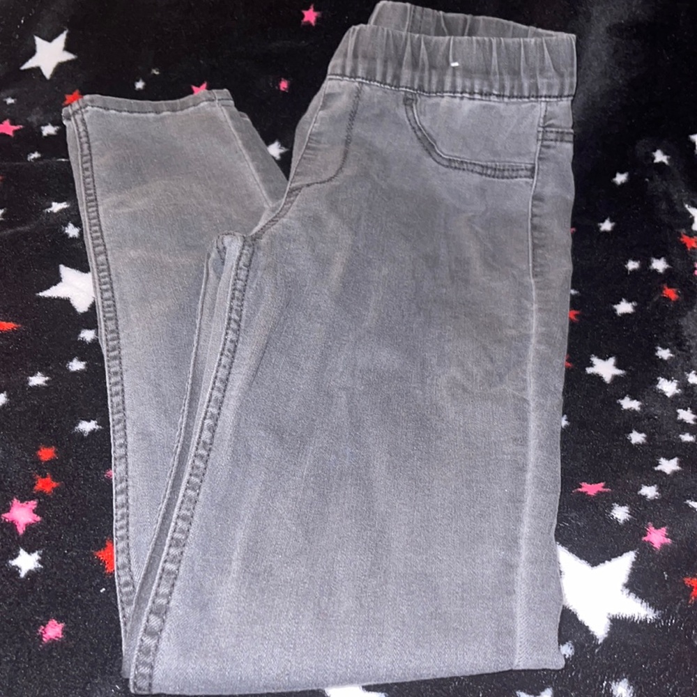 H&M black/greyish jeggings worn once, excellent condition
